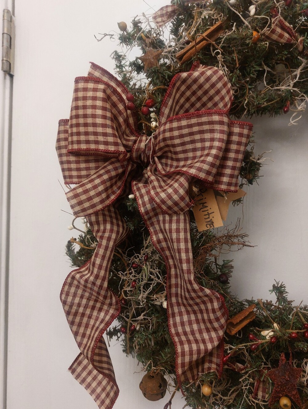 Rustic German Twig 22" Wreath - Picture 2 of 5